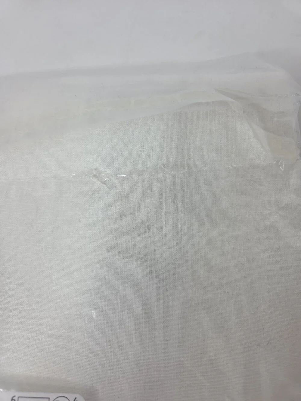 Lands' End Home Linen Bordered White Cotton Placemats And Napkins 4 Each NEW